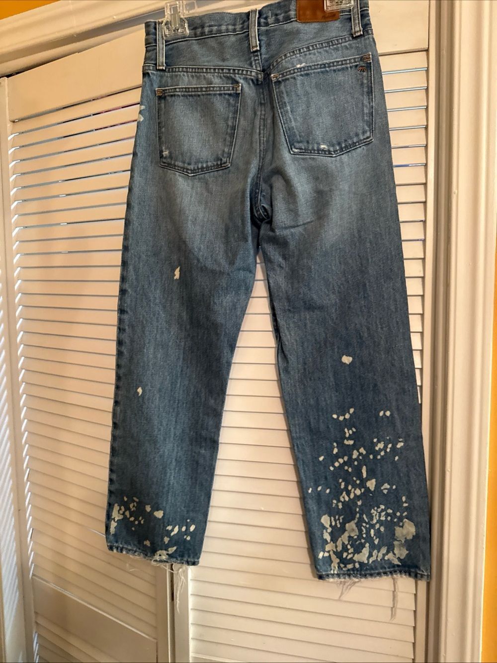 Madewell Women's Blue and Navy Jeans - Picture 4 of 10